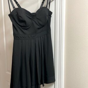 Elegant Black Strapless Dress